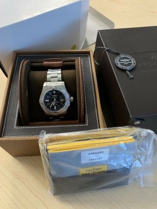 Breitling Avenger Seawolf A173310/bc31 Box And Papers -