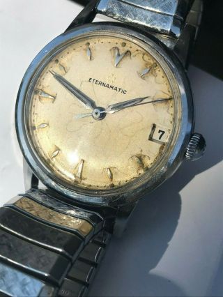Vintage 17 Jewel Eternamatic Gents Watch From The 1950 