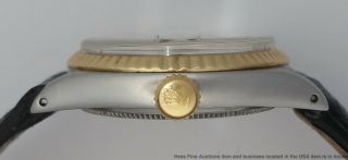 1957 Rolex Oysterdate Precision 6646 Mid Size Men Red Roulette Date Watch papers 6