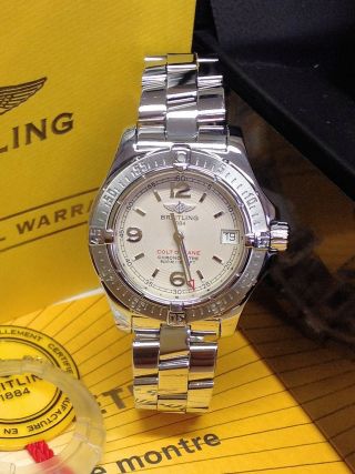 Breitling Colt Oceane A77380 Ladies 32mm Silver Dial - Box & Paperwork 2010