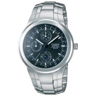 Casio Edifice Ef - 305d - 1ajf Analog Mens Watch Stainless Steel Wr 10 Bar