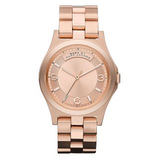 Marc By Marc Jacobs Rose Dial Stainless Steel Quartz Ladies Watch Mbm3184
