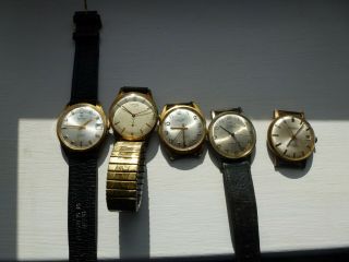 Buler,  Avalon,  Florimont,  Talis,  Precimax Vintage Watches For Repair
