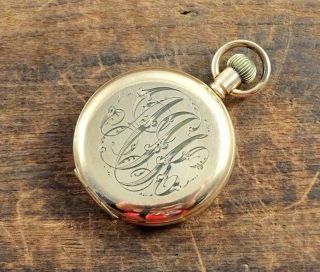 Antique Early 1900s Thomas Russell & Son Liverpool Full Hunter Pocket Watch
