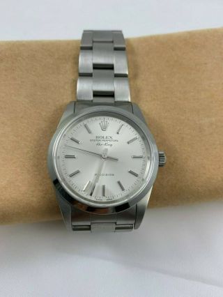 Rolex Air King - Silver Dial - Oyster Band - 14000m - 2002