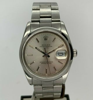 Rolex Oyster Perpetual Date Ref.  15200 Circa 1987 Smooth Bezel Oyster Bracelet