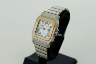 CARTIER Santos Galbee XL Automatic,  18k Gold & Steel Men ' s Watch Ref: 2823 5