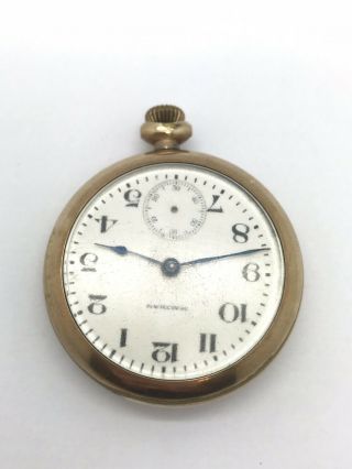 Antique Waltham Gold Filled Grade 820 Model 1883 18s Pocket Watch - For Repair