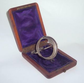 Vintage Pocket Watch Wooden Display Case,  Box,  Waltham