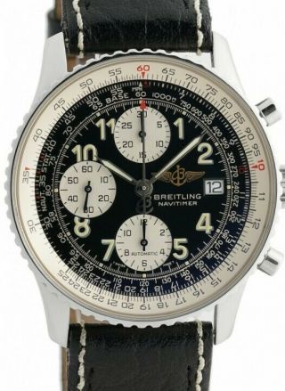 Breitling Old Navitimer Chronograph A13322 Ss Auto Men 
