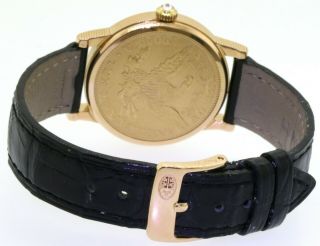 Corum 22K/18K gold 1906 $10 Liberty Eagle coin quartz watch w/ box 5