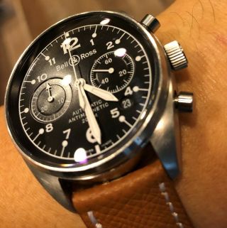 Bell & Ross Vintage 126 Chronograph Auto (includes Steel Bracelet And Strap)