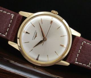 Xvintage & Very Fine Longines,  18 Kts Solid Gold,  Made In 1961,