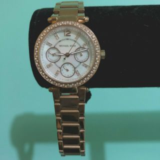 Michael Kors Mk5616 Rose Gold Tone Analog Watch,  Pre Owned,