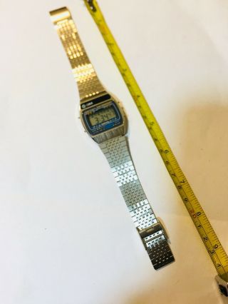 Vintage Omni Melody Men’s Lcd Alarm Slim Chronograph Digital Wrist Watch (10749M) 4