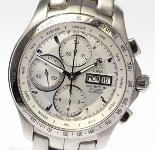 Tag Heuer Link Chronograph Day - Date Cjf211b.  Ba0594 Automatic Men 