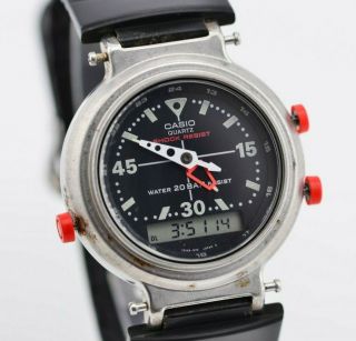 H857 Vintage Casio G - Shock Analog Digital Watch Aw - 500 Mod.  380 Jdm Japan 120.  3