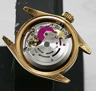 SWISS MADE ROLEX Presidental Datejust Ladies 26mm Ref 6927 Acrylic Crystal Watch 12