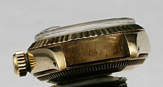 SWISS MADE ROLEX Presidental Datejust Ladies 26mm Ref 6927 Acrylic Crystal Watch 8