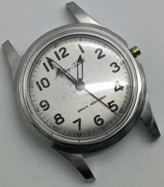 Vintage Mathey Tissot 17 Jewel Wwii Military Wrist Watch Runs For Repair