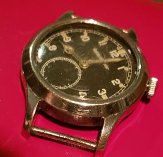 For Repair: Jaeger LeCoultre Dirty Dozen British WWW Military Watch 1945 - RE - LIST 10