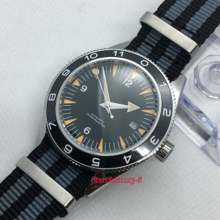 41mm corgeut black dial sapphire glass Date automatic movement men ' s watch W02 4