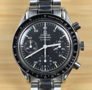 Vintage Omega Speedmaster Automatic Stainless Steel Chronograph Watch