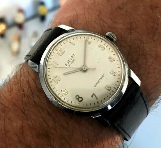 Vintage Gents Poljot Winding Watch Keeping Time And In