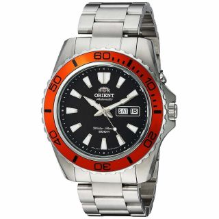 Orient Fem75004b Mako Xl Automatic Black Dial Stainless Steel 200m Diver 