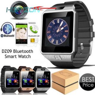 Dz09 Bluetooth Smart/clever Watch For Htc Samsung Android Phone Camera Sim Card