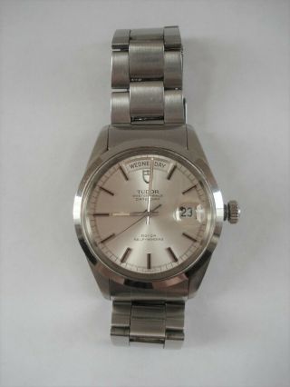 Vintage Rolex Tudor Oyster Prince Day/date 7017/0 Pre Owned Mens Watch & Band