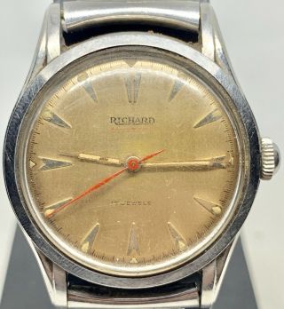 Vintage Richard Automatic 17 Jewel Wristwatch