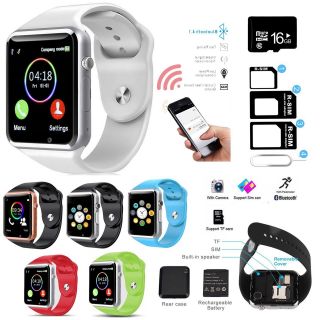 Bluetooth Smart Watch Phone Camera,  Sim Card Slot,  Sd Card Kit For Iphone Samsung