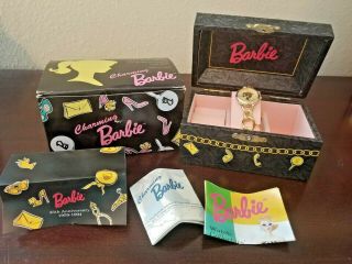Charming Barbie Limited Edition 1994 Fossil Watch Nib - Rare