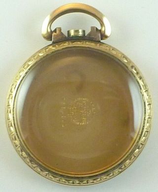 Antique Elgin Railroad Style Pocket Watch Case - 10k Rolled Gold Plate