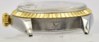 Rare Men ' s Two - Tone Rolex Oyster Perpetual Date Wristwatch Ref 1505 Circa 1968/9 10