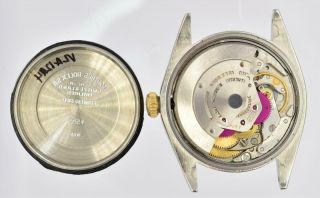 Rare Men ' s Two - Tone Rolex Oyster Perpetual Date Wristwatch Ref 1505 Circa 1968/9 3