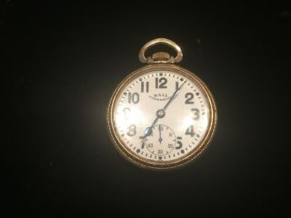 Ball Open Face 16s Vintage Pocket Watch -