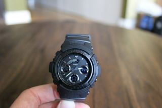Casio G - Shock Watch Men ' s Matte Black Model AW - 591BB - 1AJF from Japan 5