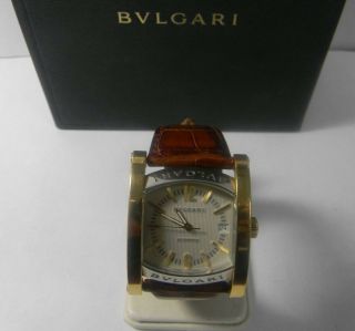 Bvlgari Assioma Automatic Watch 2 Tone Steel & Yellow Gold Aa44sg