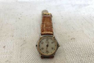 Ebel Watch 183903 Ladies Vintage Rare 18k Gold & Steel