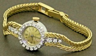 Rolex Vintage 18k 2 - Tone Gold Elegant.  66ctw Vs Diamond Mechanical Ladies 