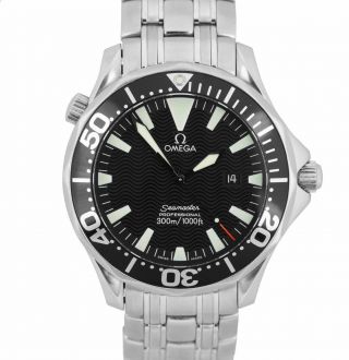 Omega Seamaster Professional Sword Hands Black 300m 2264.  50 41mm Quartz Watch