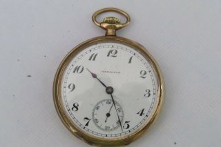 Antique Hamilton Watch Co.  910 17 Jewel Pocket Watch Running