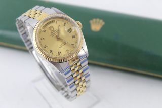 Vintage Gents Tudor By Rolex Oyster Prince Day / Date Wristwatch Automatic