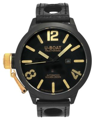 U - Boat Classico Ceramic Date Black Dial Automatic Men 