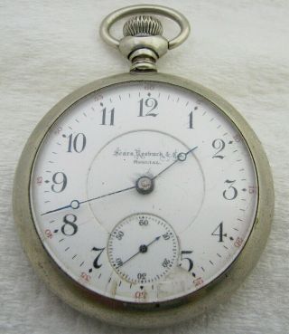 Antique 18s Illinois Sears Roebuck Special 17 Jewel Pocket Watch