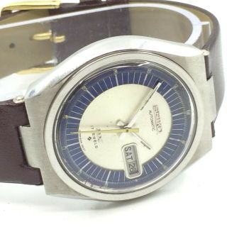 Vintage Mens Seiko Dx Automatic 6119a Day Date 38mm Japan Made Wrist Watch A4777