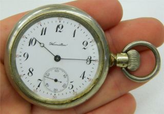 Vintage Hamilton 17 Jewel Grade 975 16s Pocket Watch