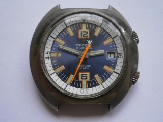 Vintage Gents Wristwatch Cronel Jet - King Mechanical Watch Spares Swiss